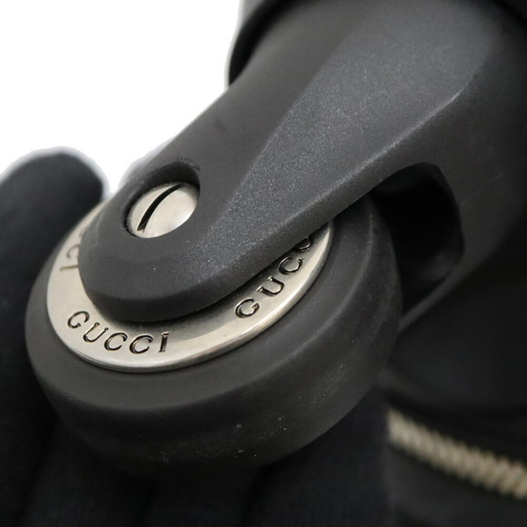 Gucci Carry on Travel Bag Leather Black - Picture 5 of 9